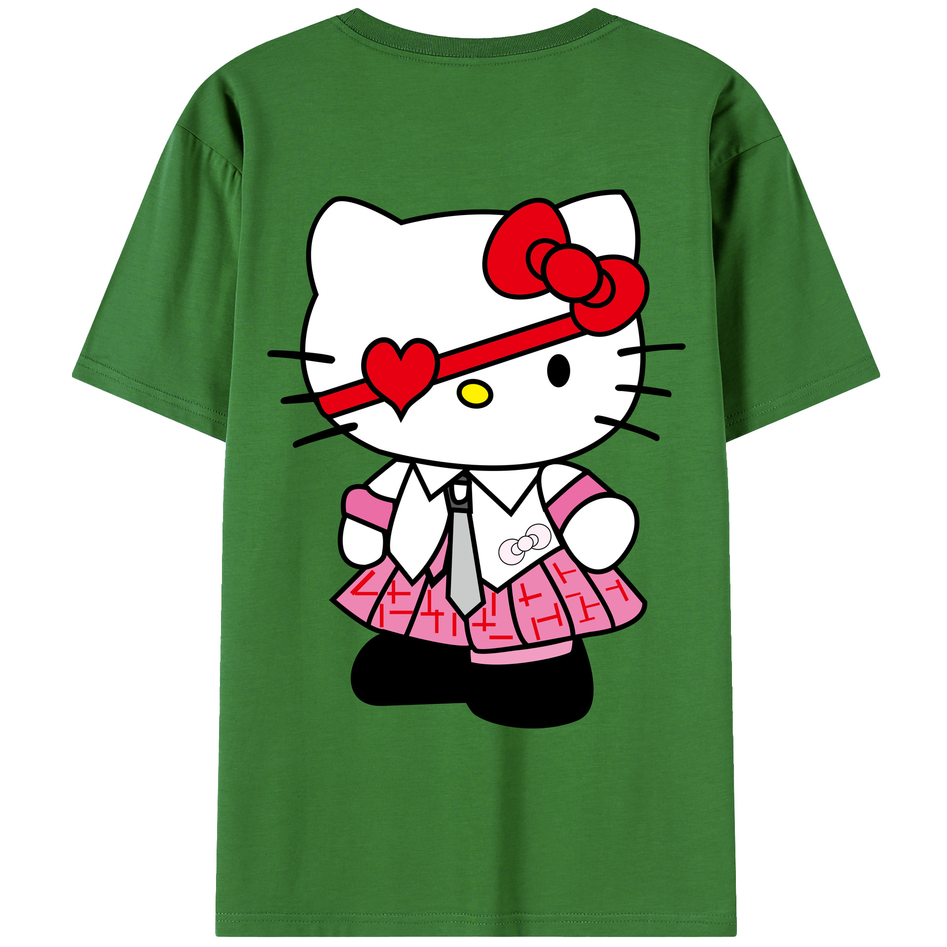 （画像用） Hello Kitty ハローキティ レディース半袖Tシャツ(バックプリント)